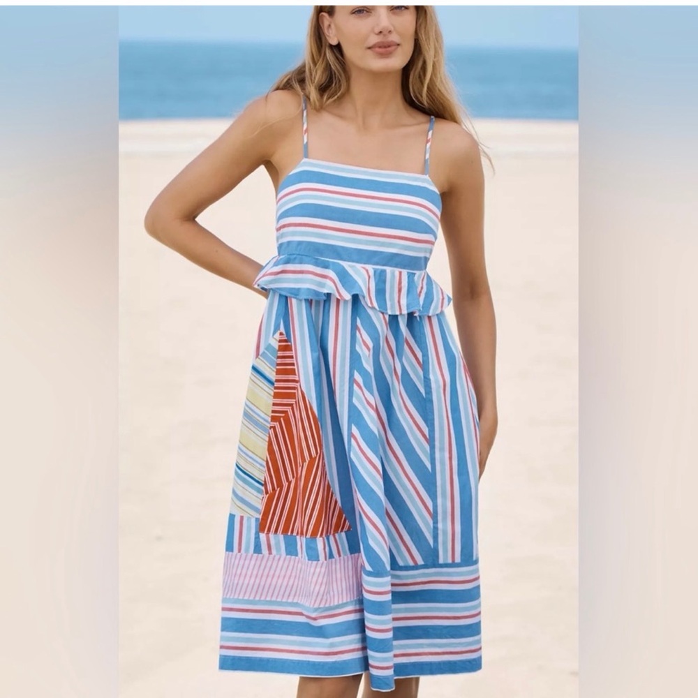 Anthropologie Celandine Striped Midi Dress | NWT | S M L